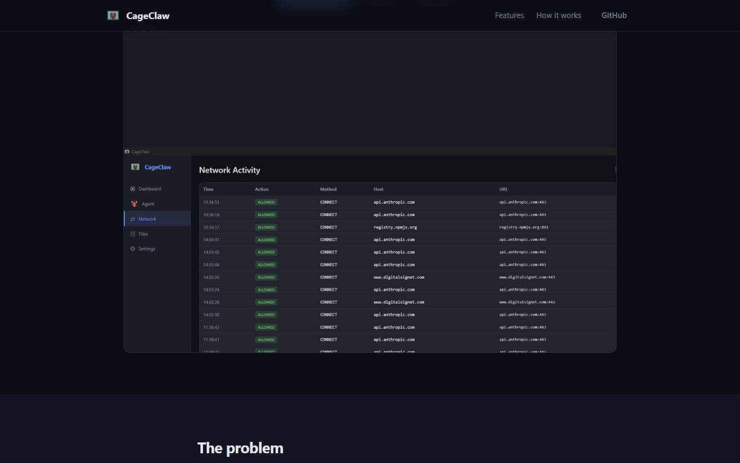 CageClaw screenshot